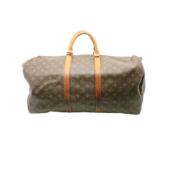 🔥 LOUIS VUITTON Monogram Keepall Bandouliere 55 Boston Bag M41414 LV 55219 🔥 - Picture 2 of 12